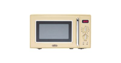 Belling FMR2080S 20 Litre  800w Solo Retro Microwave Oven in Cream 444444310